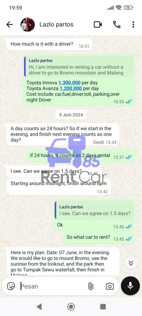 Car rental surabaya with driver 3