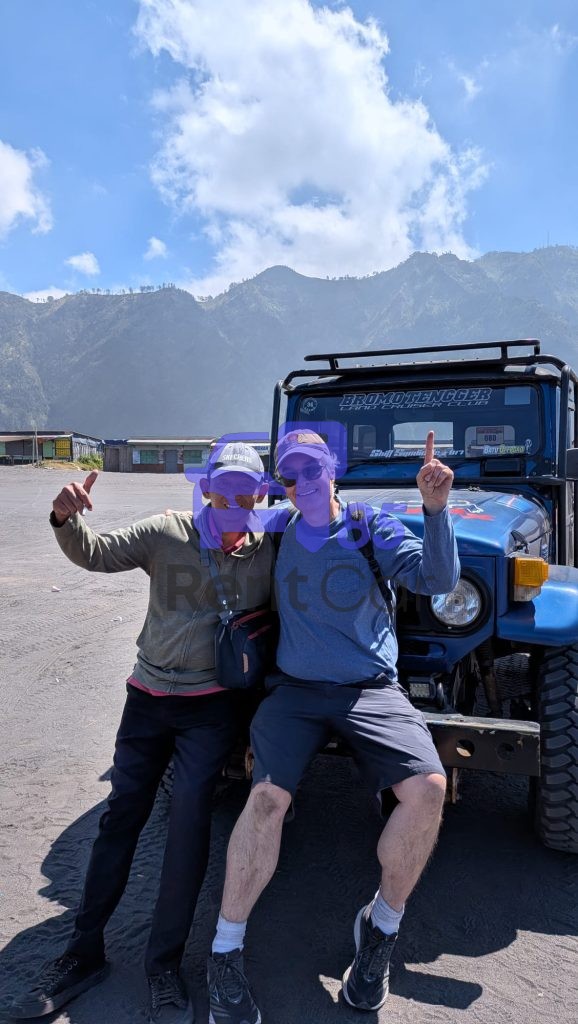 Mr. John from usa trip to bromo with 85 rent car surabaya 8 From usa trip to bromo