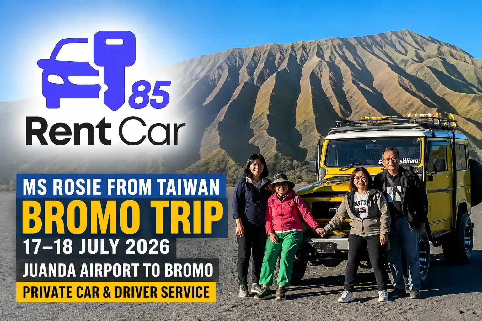 Taiwan tourist bromo