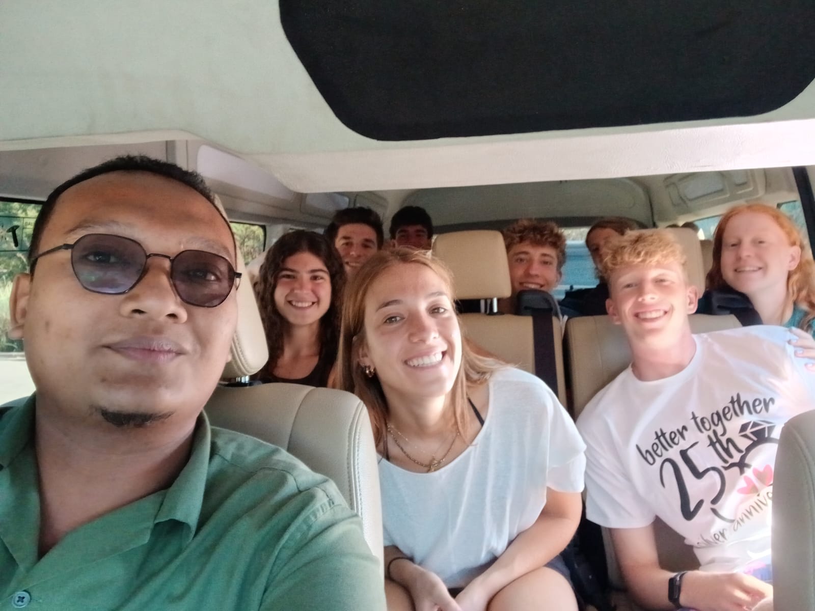 Mr mark from spain traveling in east java with 85 rent car surabaya
