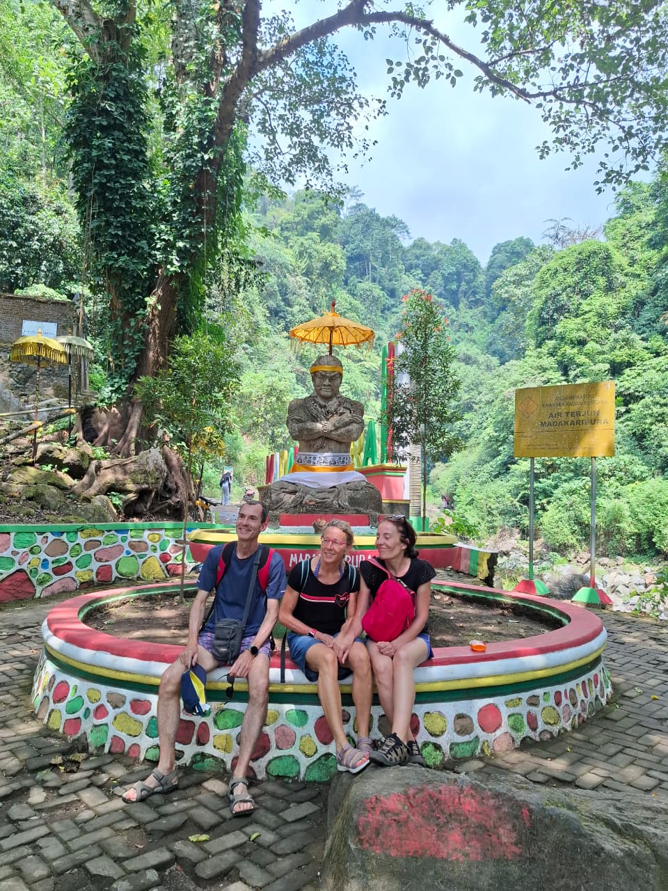 Mr mark from spain at madakaripura waterfall east java