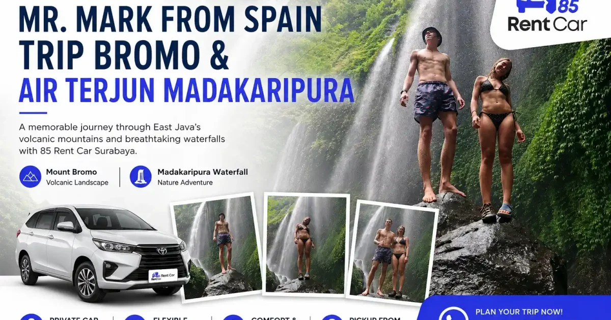 Trip bromo air terjun madakaripura