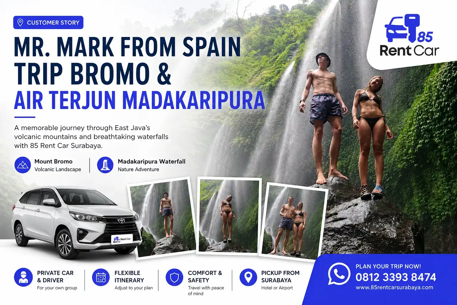 Trip bromo air terjun madakaripura