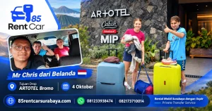 85 rent car mr chris artotel bromo 4 oktober 2026